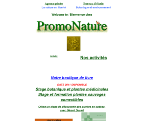 promonature.com: agence photo nature flore et environnement banque image photothèque formation inventaire botanique Gérard Ducerf
 agence photo nature et environnement Société d'étude et de formation en botanique. Ramassage et formation sur les plantes médicinales et aromatiques