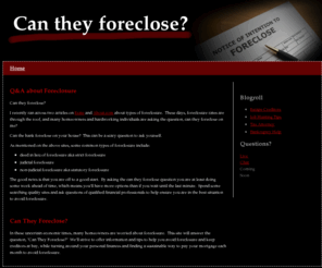 cantheyforeclose.com: Can They Foreclose?
Learn about the regulations and common practices that creditors follow before they can foreclose a property.