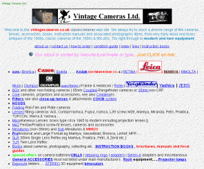 vintagecameras.co.uk: Vintage Cameras Ltd.
vintage cameras buy and sell cameras and lenses