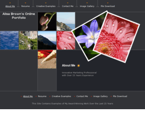 alisabrown.net: Alisa Brown's Online Portfolio - About Me
