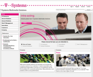 hr-preview.com: Home – T-Systems Multimedia Solutions
T-Systems Multimedia Solutions offers technology independent web-innovations for e-Commerce-, intranet- and Internetsolutions.