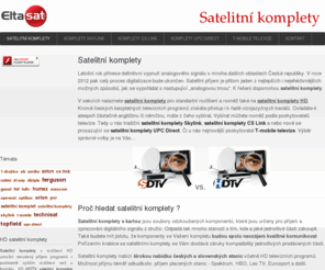 satelitni-komplety.com: Satelitní komplety, HD komplety
Satelitní komplety přináší výborný obraz a zvuk do vašich televizí! Tipy na nákup satelitních kompletů.