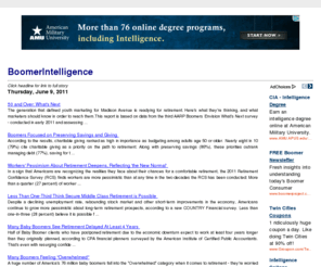 boomerintelligence.com: Affluent Trends
News and information on affluent consumer trends.