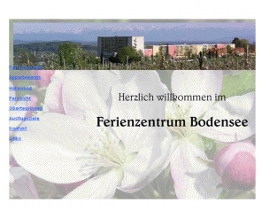 ferienzentrum-bodensee.de: Ferienzentrum Bodensee Oberteuringen Appartements Appartement Gehrenberg Erholung Hallenbad Ravensburg FEWO Ferienwohnung
Das Ferienzentrum Bodensee liegt am Hang des 754 m hohen Gehrenbergs, eingebettet in herrliche, weit reichende Obstplantagen, unterhalb ausgedehnten Wäldern. Unsere Gäste schätzen besonders die ruhige Lage ohne Trubel, die selbst in der Hochsaison ungestörte Erholung ermöglicht.