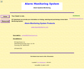 alarmmonitoringsystems.biz: Alarm Monitoring System
Alarm Monitoring Systems for home alarm monitoring.