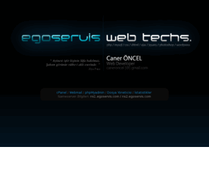 egoservis.net: Egoservis Web Techs.
Egoservis Web Techs. Web Tasarim ve Programlama
