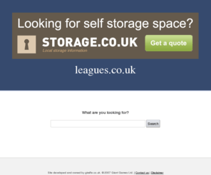 leagues.co.uk: Welcome to leagues.co.uk
leagues.co.uk | Search for everything leagues related