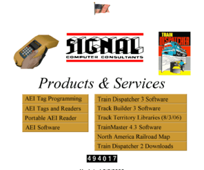 signalcc.com: Signal Computer Consultants Railroad AEI & Software Products
A railroad computer game that simulates train traffic control on the busy track between Washington DC and Philadelphia.