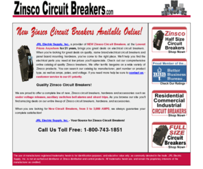 zinscocircuitbreakers.com: Zinsco Circuit Breakers
Zinsco Circuit Breakers, Fuses and Circuit Protection at JRL Electric Supply, Inc. a provider of quality circuit breakers. Your source for Zinsco circuit breakers, Zinsco breakers.