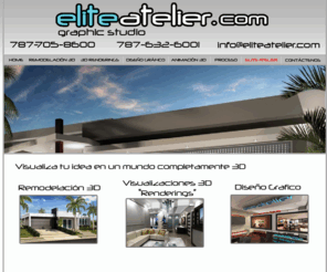 eliteatelier.org: ELITE ATELIER
Estudio Gráfico en Puerto Rico que ofrece servicios de 3D Renderings, 3D Floorplans, Remodelaciones Digitales, Diseño Gráfico y Presentaciones de Proyectos. Visualiza tu idea antes de construir con Elite Atelier, Imágenes 3D 100% foto-realística