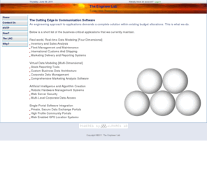 engineerlab.com: Home - The Engineer Lab - Today Into Tomorrow
Home, ,