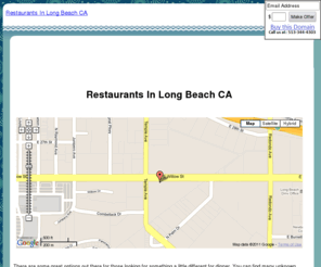 restaurantsinlongbeachca.com: Restaurants In Long Beach CA
When looking for a good place to enjoy a meal you may want to try something a little off the normal fast food map and if that is the case then check out or listings for restaurants in Long Beach, CA.