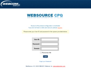 webcomuniversity.com: Webcom WebSource Configurator
Webcom CPQ