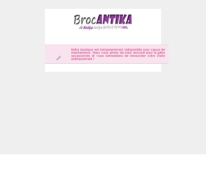 brocantika.com: Brocantika
Boutique propulsée par PrestaShop