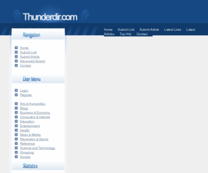 thunderdir.com: Thunderdir Directory
Humanly chosen and edited web directory. Thunderdir.com is a high quality web directory, where you can submit your quality website,free and paid options are available,promote your site now