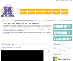 5k5points.org: 5K in Five Points
5k in Five Points is May 21,2011. Presented by YouthBiz and The Rotary Club of Five Points Cultural District. Register, Sponsor, and Volunteer Here!