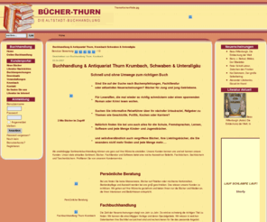 leseratten.org: www.Buecher-thurn.com
Bücher bei Buchhandlung & Antiquariat Thurn Krumbach Schwaben Unterallgäu, Bücher bei Buchhandlung & Antiquariat Thurn Krumbach Schwaben Unterallgäu Leseratten Belletrik Fachbücher Sachbücher Schulbücher Taschenbücher