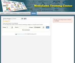 media.co.id: pelatihan training dan kursus website miktorik cisco java joomla makassar
Makassar IT Teknologi Solusi Website Training pelatihan Sistem Informasi