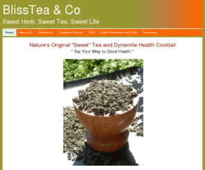 blisstea.com: Bliss Tea: Sweet Herb, Sweet Tea, Sweet Life
