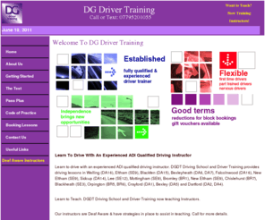 elthamdrivingschool.com: Driving lessons, driving instructor in Welling, Eltham, Blackfen, Bexleyheath: DGDT Driving School
