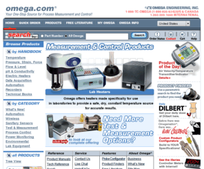 omega-p.org: Sensors, Thermocouple, PLC, Operator Interface, Data Acquisition, RTD
Your source for process measurement and control. Everything from thermocouples to chart recorders and beyond. Temperature, flow and level, data acquisition, recorders and more.