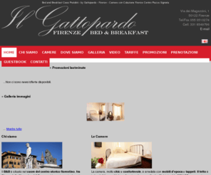 bbilgattopardofirenze.com: Bed and Breakfast Casa Pratolini - by Gattopardo - Firenze -Camere con Colazione Firenze Centro
Bed and Breakfast Casa Pratolini by Gattopardo si trova nel centro storico di Firenze. Camere con Colazione a due passi da Piazza della Signoria in un palazzo del 1200.