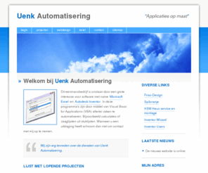 uenk.com: Uenk Automatisering
Design by Christian Pansch