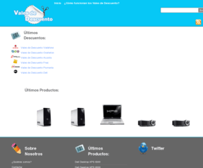 valesdedescuento.com: Vales de Descuento - Vales descuentos
Vales de descuento y códigos promocionales para ahorrar en todas tus compras. Consigue tus descuentos y no pagues nunca de más.