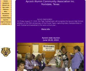aycock-alumni.com: Aycock Alumni Community Association, Inc. - Rockdale, TX
Alumni Association of Aycock High School, Rockdale, Texas