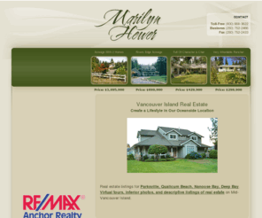 marilynhewer.com: Parksville, Qualicum Beach Real Estate - Marilyn Hewer (RE/MAX)
