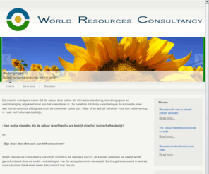 pekingeend.com: World Resources Consultancy
risicomanagement, milieu, natuur, ecosyteemdienst