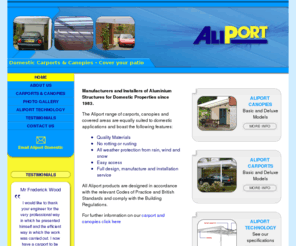 aliportdesigns.com: Aliport Domestic - Carports and Canopies - Home
Carports, canopies, covered walkways and covered areas.Aliport - manufacturers and installers for home and industry!