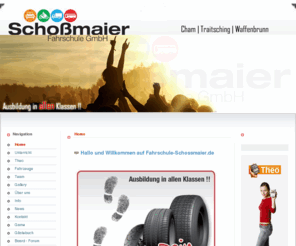 fahrschule-schossmaier.de: Fahrschule Schossmaier GmbH - Cham | Traitsching | Waffenbrunn - Home
Fahrschule Schossmaier Cham-Runding-Traitsching-Waffenbrunn-09971 996936
