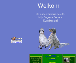 mijnengelsesetters.nl: Mijn Engelse setters
Een website over mijn 2 Engelse setters Squire en Duke