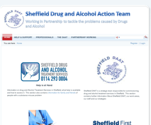 sheffielddaat.org.uk: Home
Sheffield Drug and Alcohol Action Team, information on treatment services in Sheffield