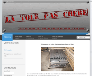 tolepascher.com: Présentation
TOLEPASCHER vente de chutes de tôle