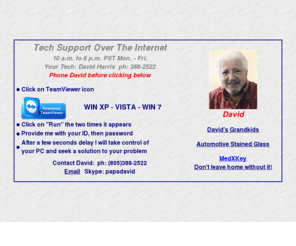 papadavid.com: PC Tech Support Over The Internet
PC Tech Support Over The Internet