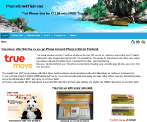 phonesim4thailand.co.uk: Phone Sims for Thailand & Worldwide Roaming.
We offer low cost phone sims and iPhone 4 sims for Thailand that you can roam with to over 40 destinations worldwide & call home from £0.02 P/Min.With your first 50 Baht top-up card FREE.