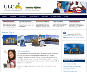 ulc-turkey.com: ULC | Yurtdışı Eğitim
ULC Yurtdışı Eğitim Danışmanlık ile dünyanın en saygın yabancı dil okullarında ve üniversite kurumlarında eğitim görün. Yurtdışı Eğitim programları ile eğitim kariyerinizi bilinçli planlayın!