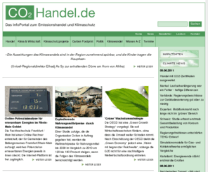 co2-bonuscard.com: CO2-Handel.de - Das Info-Portal zum Emissionshandel und Klimaschutz
Co2-Handel.de - Das InfoPortal zum Emissionshandel. Auf diesen Seiten erhalten Sie umfassende, aktuelle und kostenlose Informationen sowie interaktive Funktionen zum Thema CO2 Handel.