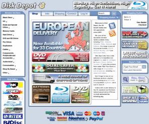 diskdepot.co.uk: Blank DVDs and blank CDs from UK online store including DVD-R, DVD R, CD-R | Disk Depot
Disk Depot - cheap UK blank media | DVD-R, DVD R, CD-R, ink, paper and more. Next Day Delivery