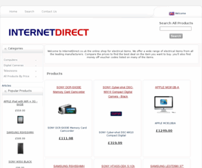 internetdirect.co.uk: InternetDirect.co.uk for great electricals deals - Internet Direct
Welcome to Internet Direct - Shop for electricals online at internetdirect.co.uk with fantastic deals