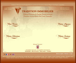 tradition-immo.com: Midi-Pyrénées, 31, Toulouse
 Notre agence Tradition immobilier vous propose ses offres de vente et de location sur Toulouse, ainsi que son expertise  à Toulouse.