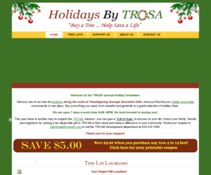 trosachristmastrees.com: Holidays By TROSA - Durham's Christmas Tree Superstore!
