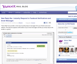 ymailupdates.com: Yahoo! Mail Blog
The latest scoop on Yahoo! Mail product updates, new releases, bug fixes,