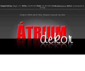 atriumdekor.hu: Átrium dekor
