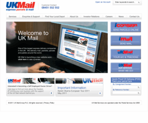 homeserve.net: Welcome to UK Mail | Worldwide Express Parcels and Mail
Welcome to UK Mail | Worldwide Express Parcels and Mail