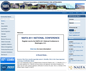 naifa.com: NAIFA - National Association of Independent Fee Appraisers
