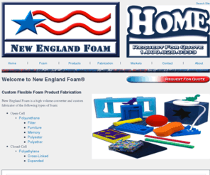 newenglandfoamproducts.com: New England Foam, Custom Foam Products, Foam Fabrication
New England Foam Products is a high volume converter and custom fabricator of polyurethane foam and polyethylene foam