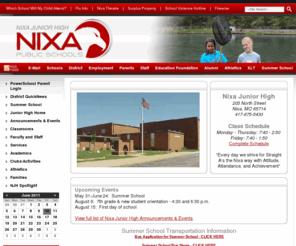 nixajuniorhigh.org: Nixa Junior High School - Home Page
Nixa Junior High School : Website